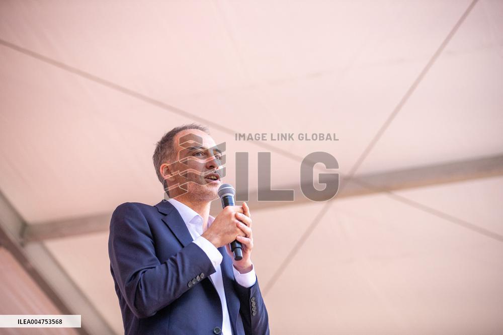 Left-Wing Meetings In Bram - France