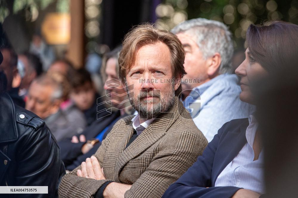 Left-Wing Meetings In Bram - France