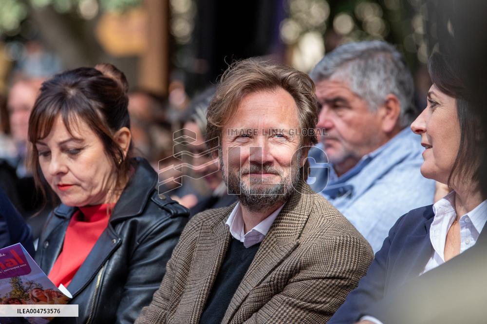 Left-Wing Meetings In Bram - France