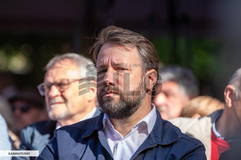 Left-Wing Meetings In Bram - France