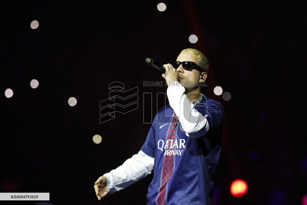 PLK Performs Concert At PSG v Auxerre Match - Paris
