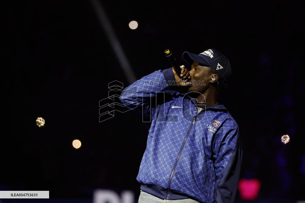 PLK Performs Concert At PSG v Auxerre Match - Paris