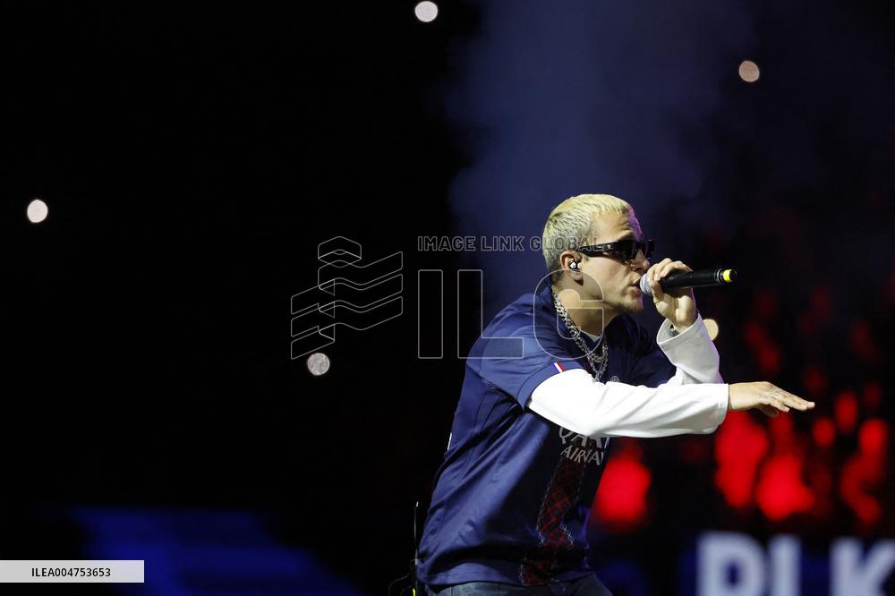 PLK Performs Concert At PSG v Auxerre Match - Paris