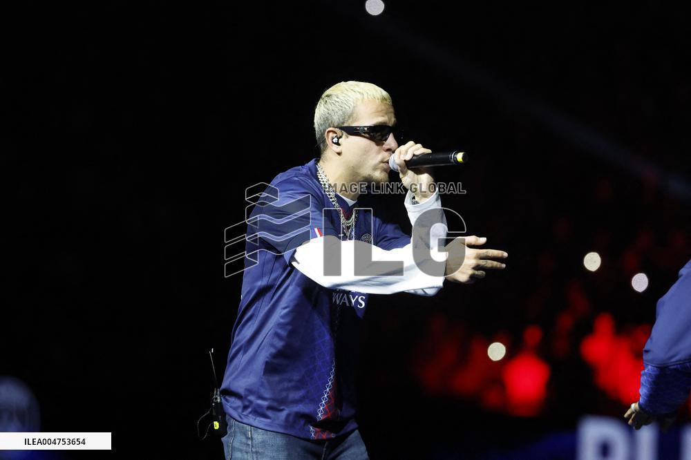 PLK Performs Concert At PSG v Auxerre Match - Paris