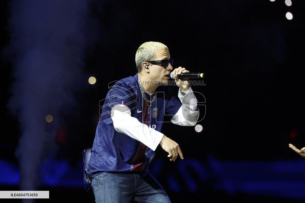 PLK Performs Concert At PSG v Auxerre Match - Paris