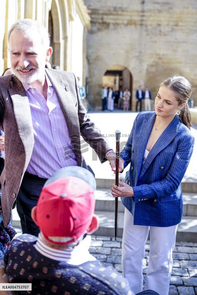 Spanish Royals Visit Navarra - Day 2