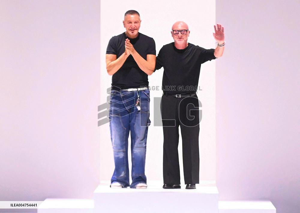 MFW - Dolce And Gabbana Runway