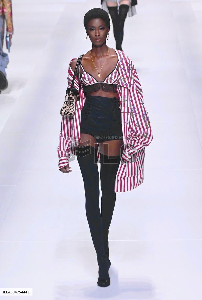 MFW - Dolce And Gabbana Runway