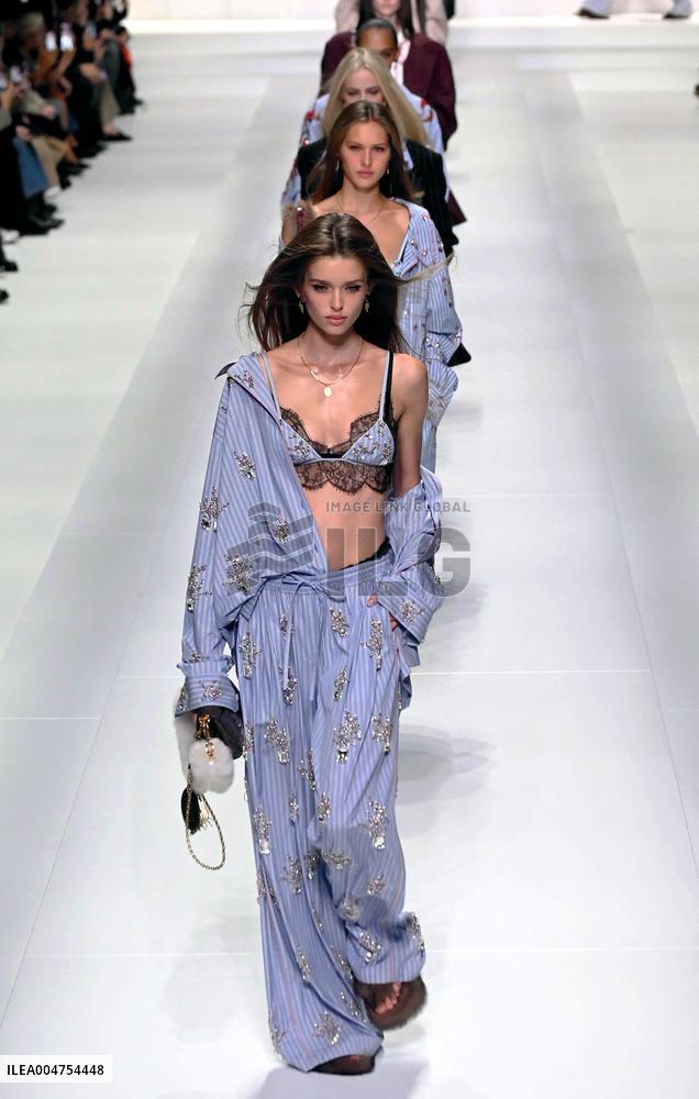 MFW - Dolce And Gabbana Runway