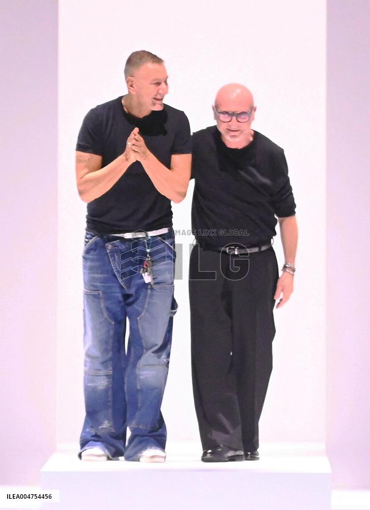 MFW - Dolce And Gabbana Runway