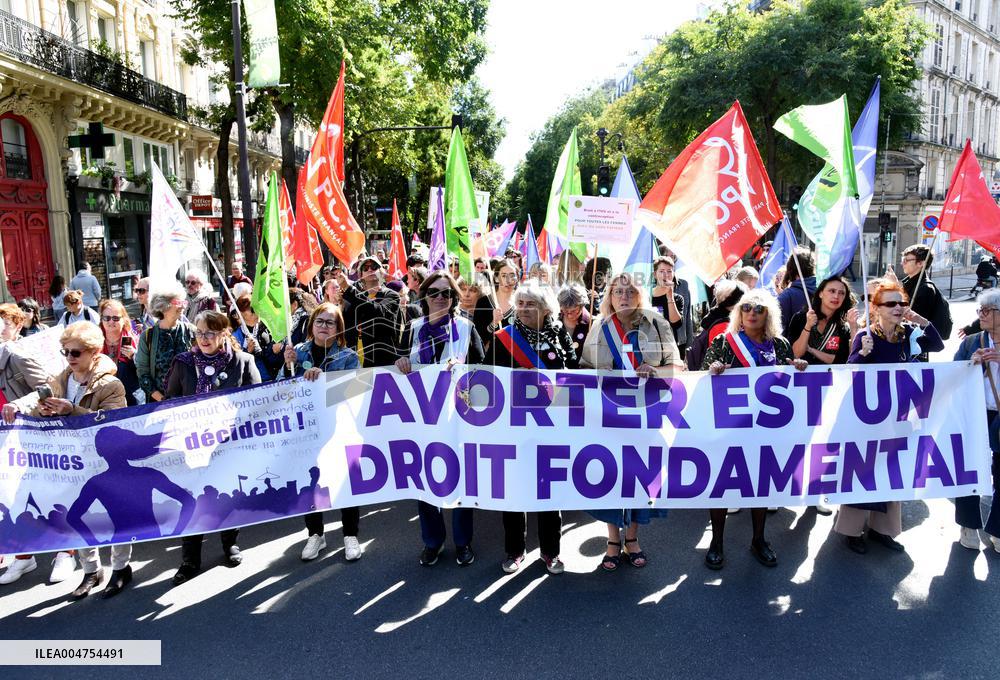 Demonstration For International Safe Abortion Day - Paris