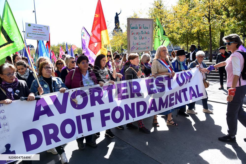 Demonstration For International Safe Abortion Day - Paris