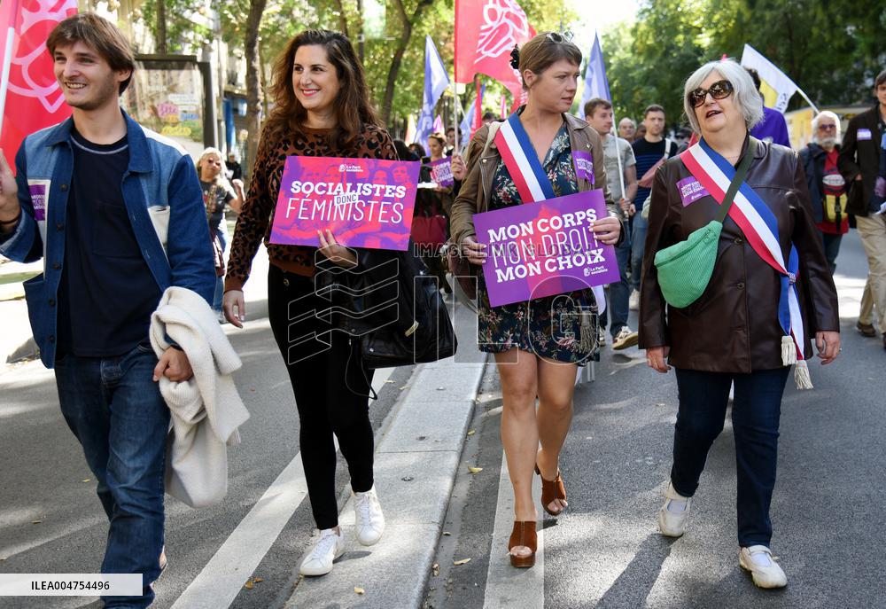 Demonstration For International Safe Abortion Day - Paris