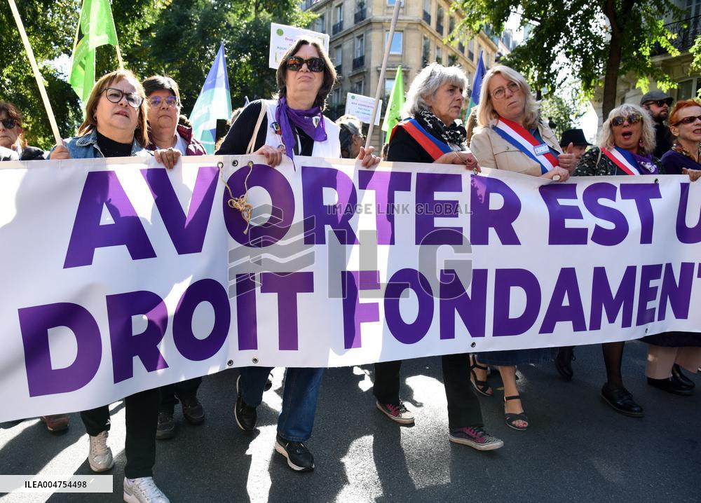 Demonstration For International Safe Abortion Day - Paris