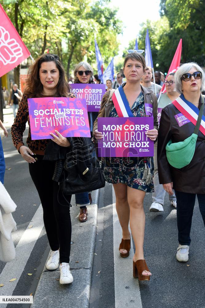 Demonstration For International Safe Abortion Day - Paris