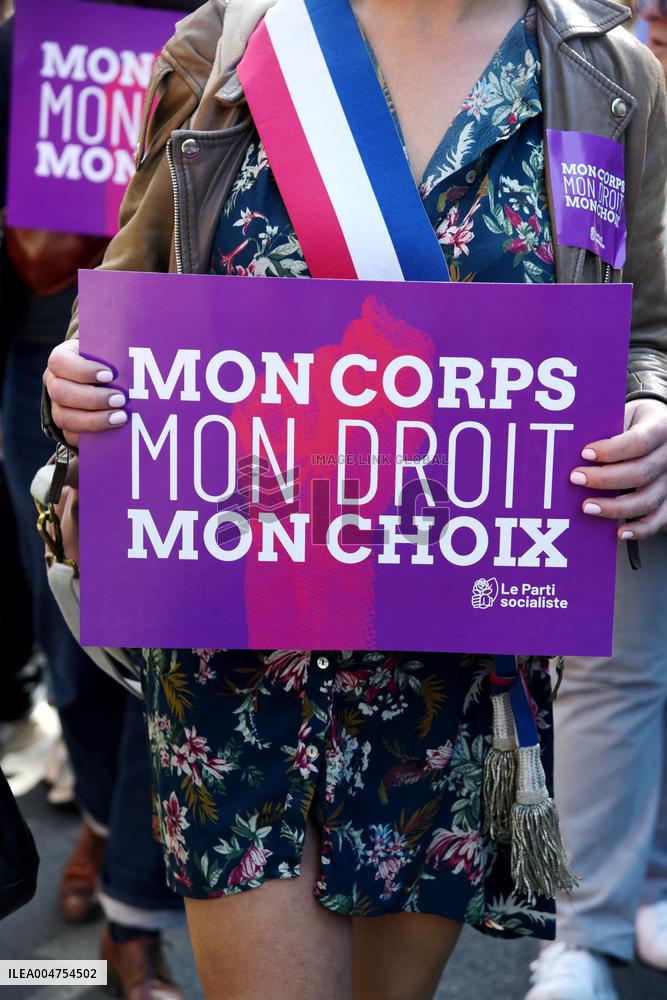 Demonstration For International Safe Abortion Day - Paris
