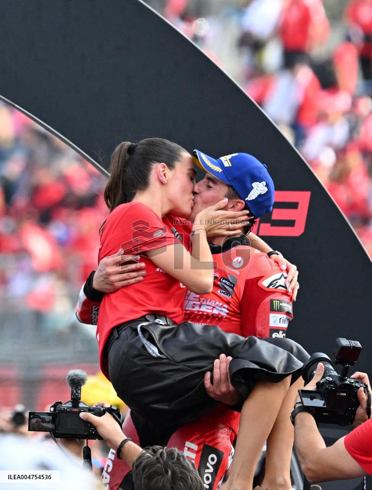Marc Marquez Celebrates His 7th MotoGP World Champion Title - Japan