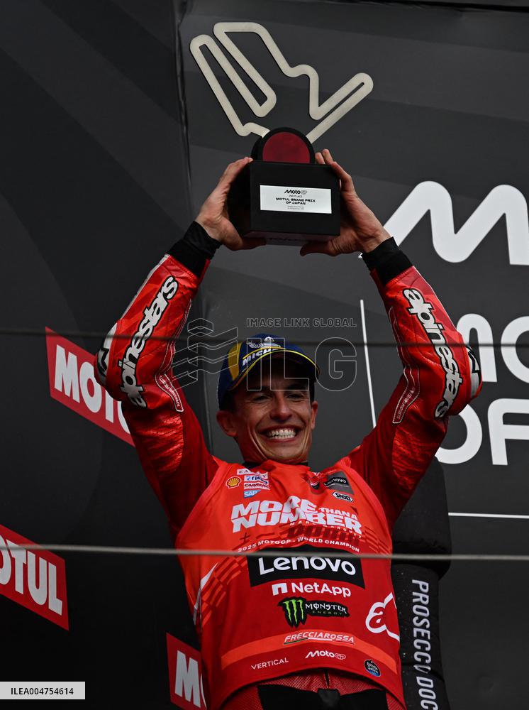 Marc Marquez Celebrates His 7th MotoGP World Champion Title - Japan