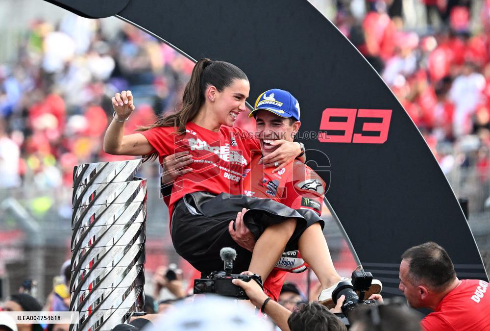 Marc Marquez Celebrates His 7th MotoGP World Champion Title - Japan