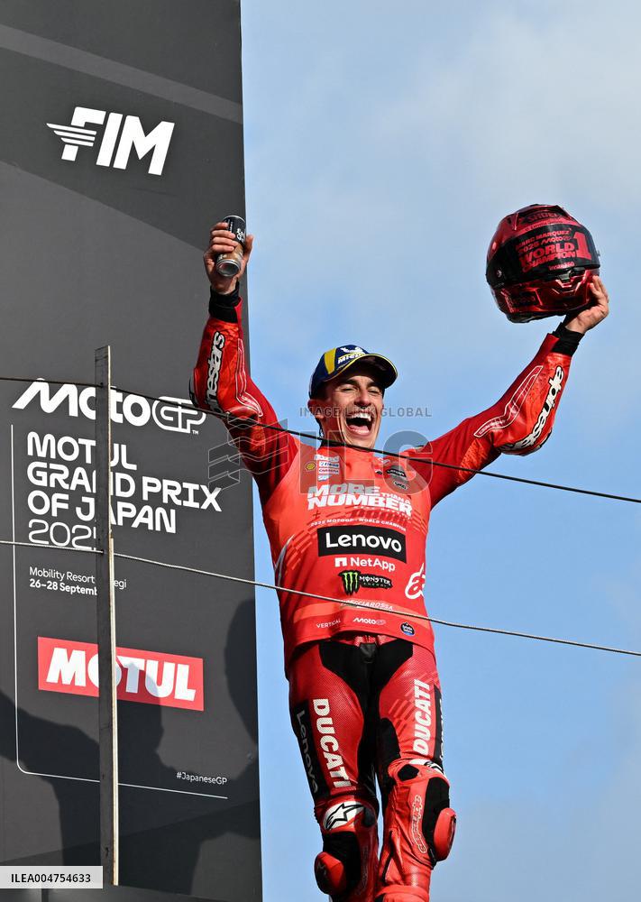Marc Marquez Celebrates His 7th MotoGP World Champion Title - Japan