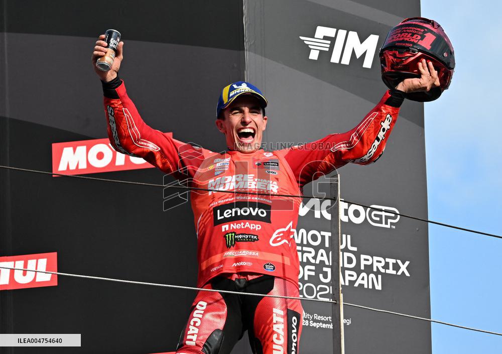 Marc Marquez Celebrates His 7th MotoGP World Champion Title - Japan