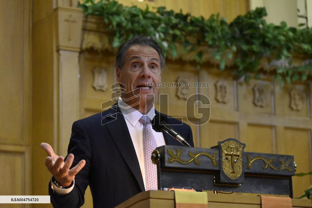 Andrew Cuomo Campaigns in Brooklyn
