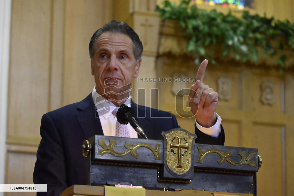 Andrew Cuomo Campaigns in Brooklyn