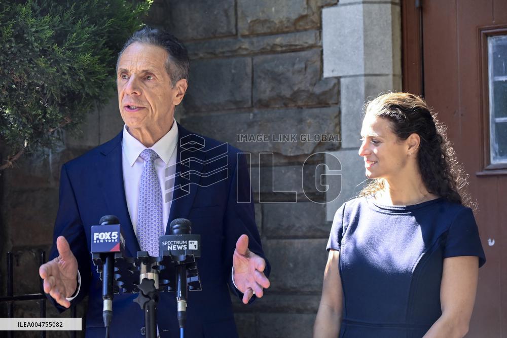 Andrew Cuomo Campaigns in Brooklyn