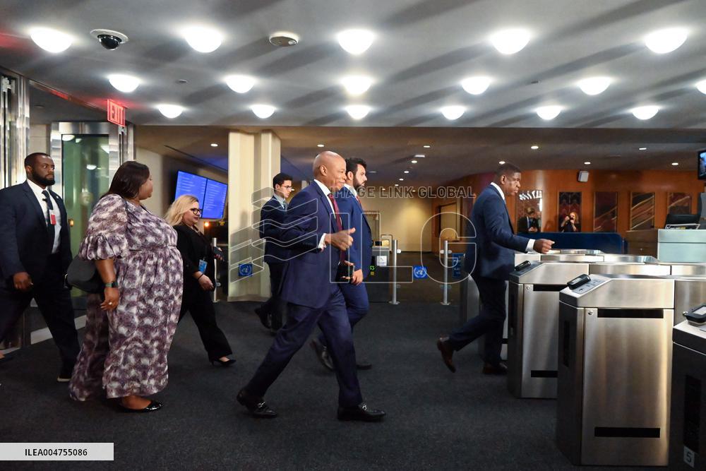 Mayor Adams Attends the United Nations General Assembly