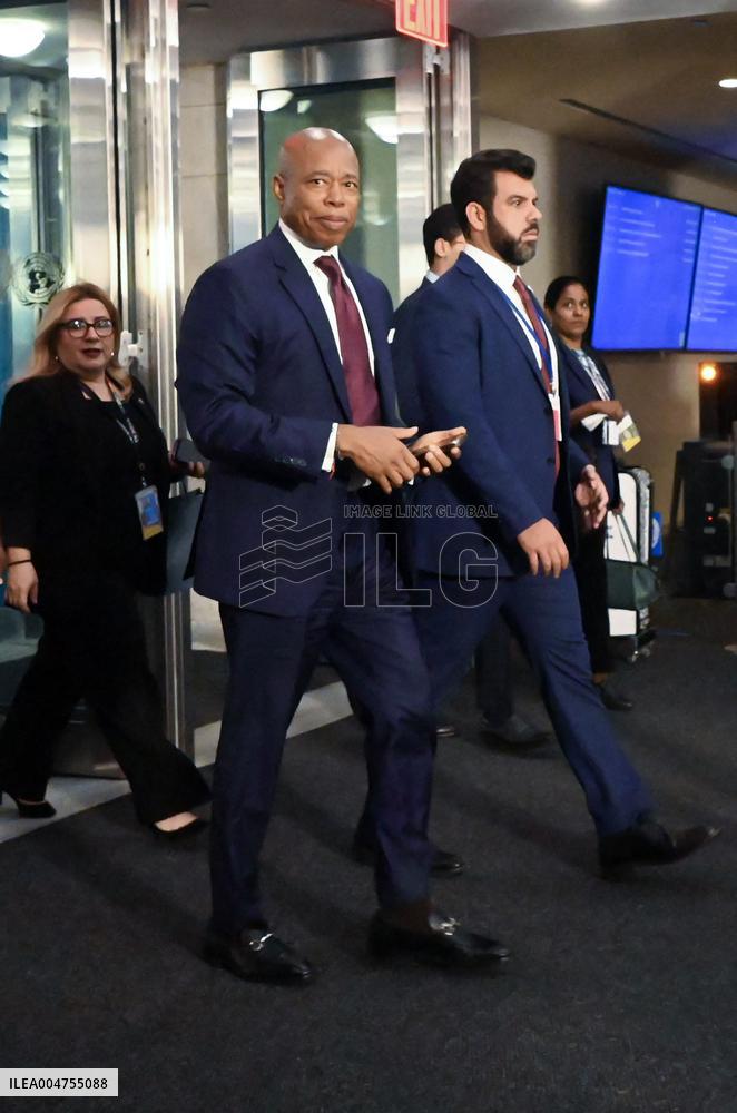 Mayor Adams Attends the United Nations General Assembly