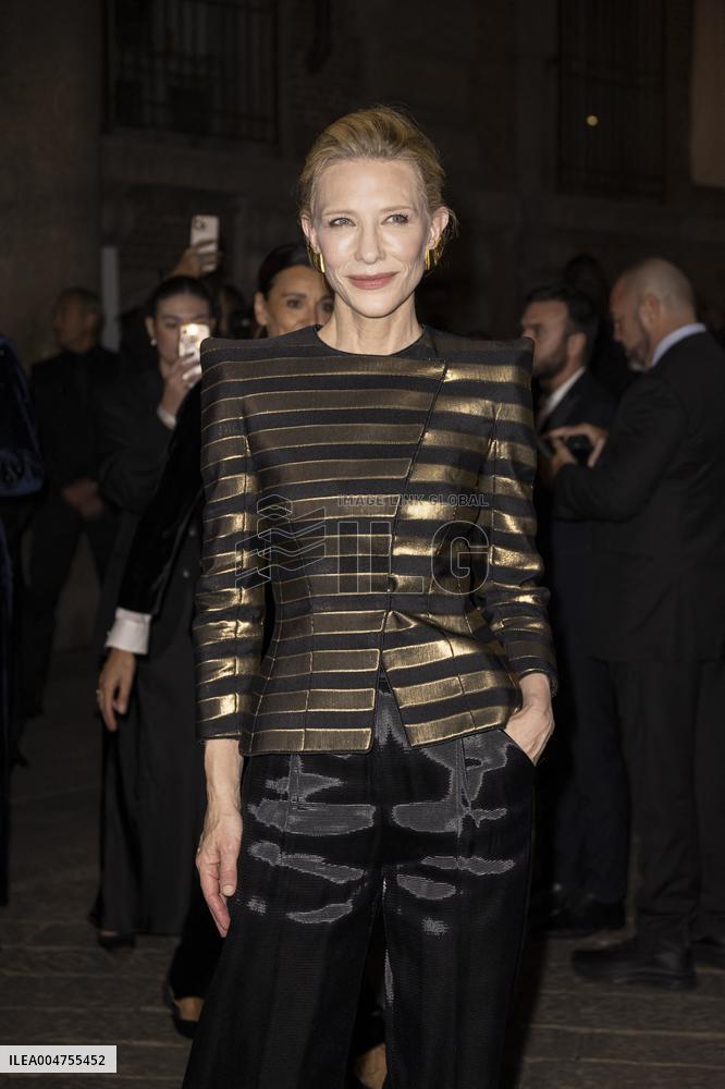 MFW Giorgio Armani arrivals MP