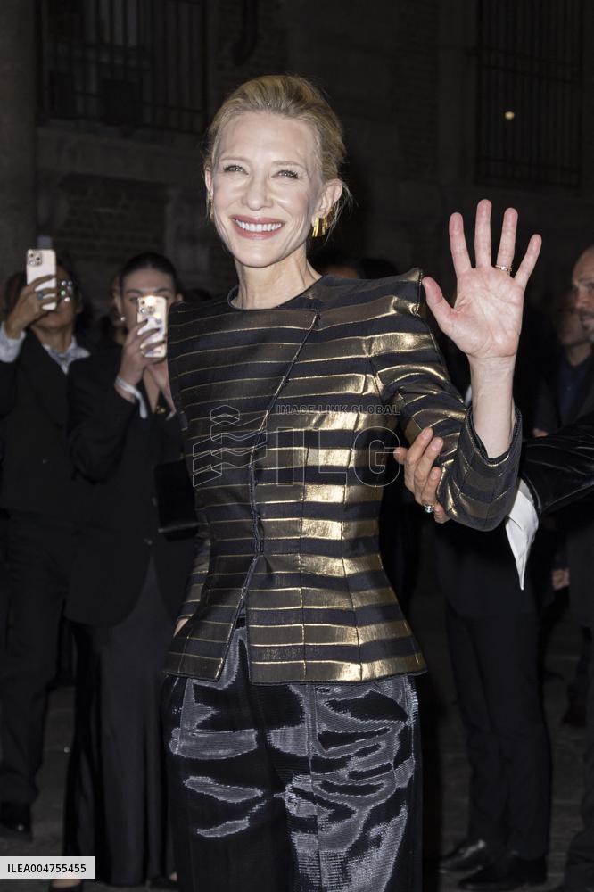 MFW Giorgio Armani arrivals MP