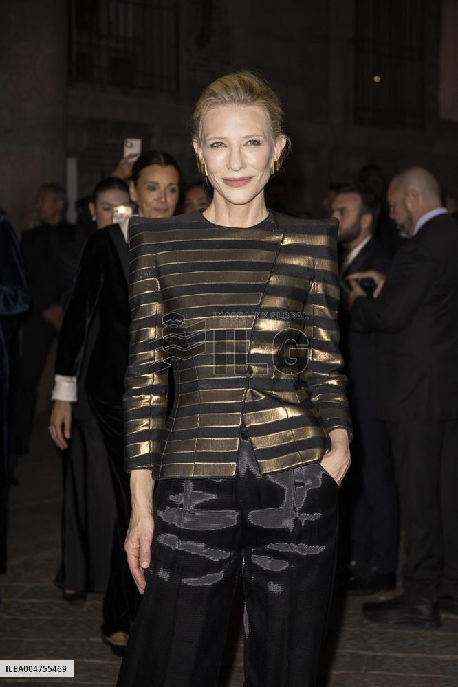 MFW Giorgio Armani arrivals MP