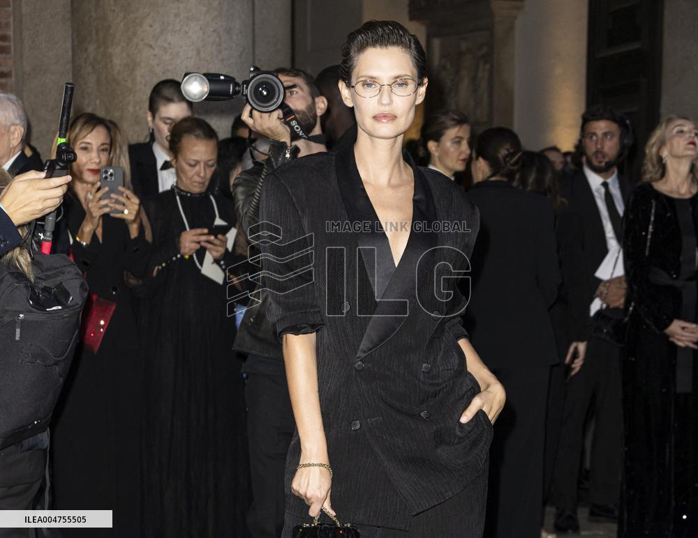 MFW Giorgio Armani arrivals MP