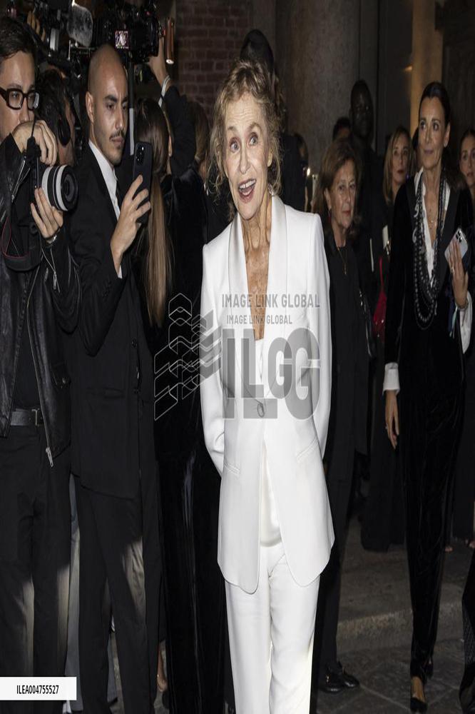 MFW Giorgio Armani arrivals MP