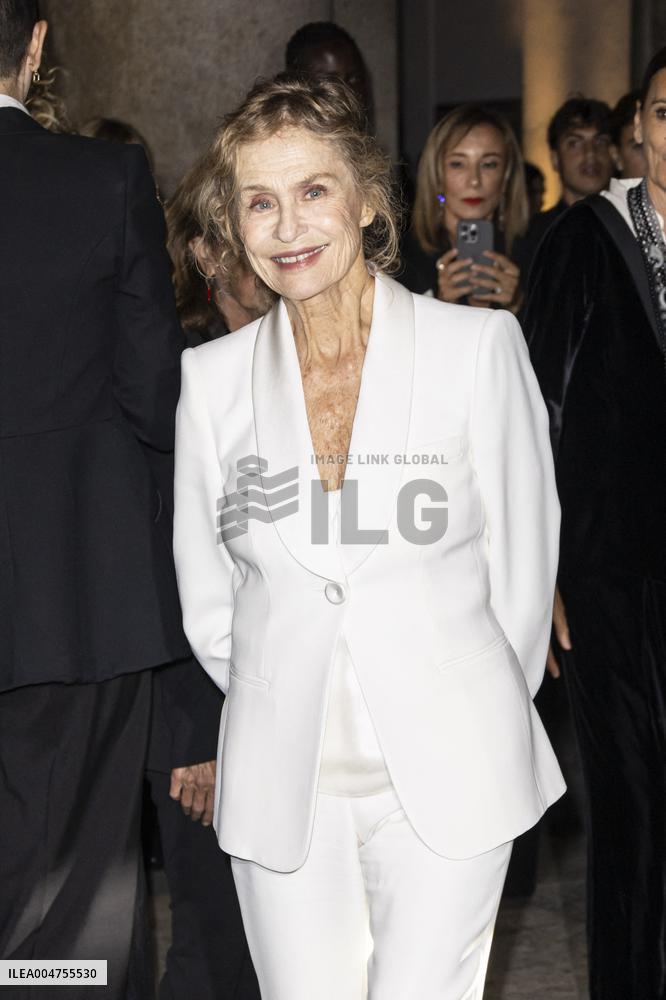 MFW Giorgio Armani arrivals MP