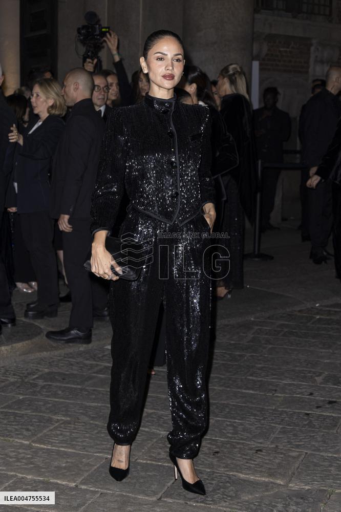 MFW Giorgio Armani arrivals MP