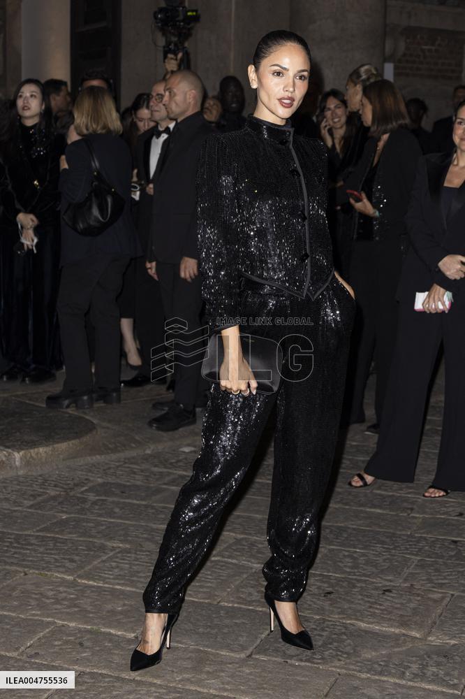 MFW Giorgio Armani arrivals MP