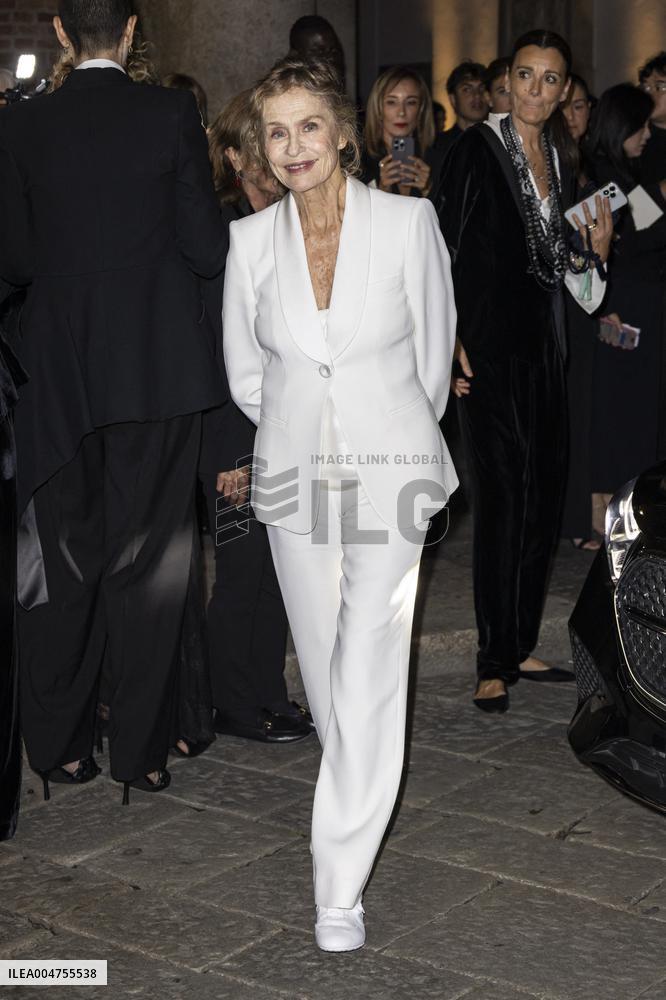 MFW Giorgio Armani arrivals MP