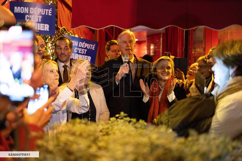 Michel Barnier wins the legislative by-election in the 2nd constituency of Paris