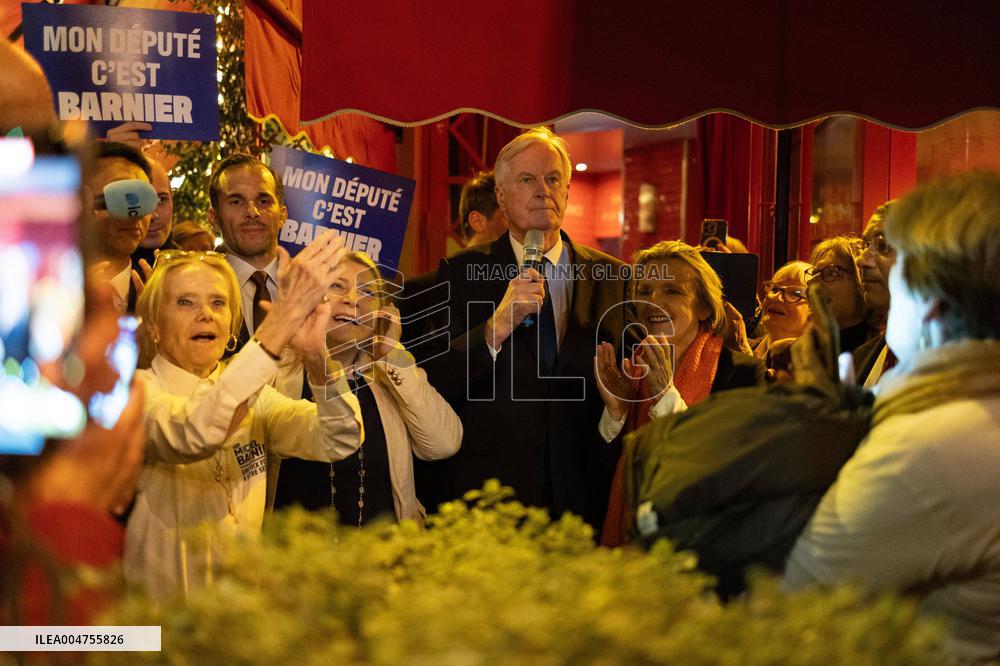 Michel Barnier wins the legislative by-election in the 2nd constituency of Paris