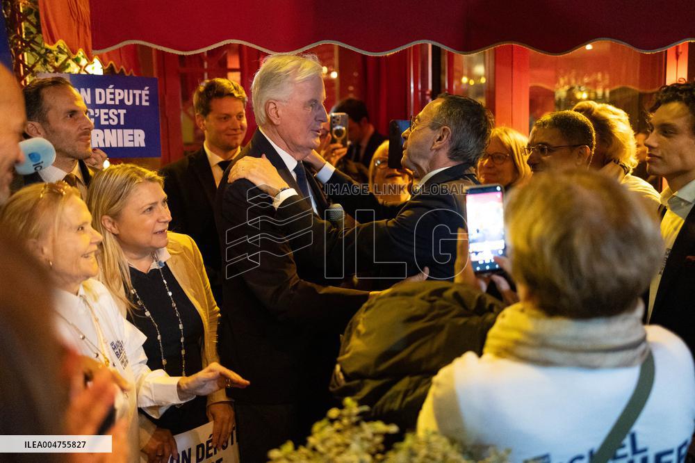 Michel Barnier wins the legislative by-election in the 2nd constituency of Paris