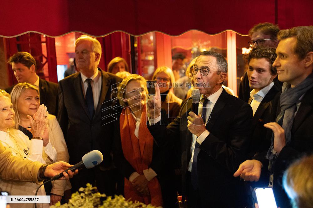 Michel Barnier wins the legislative by-election in the 2nd constituency of Paris