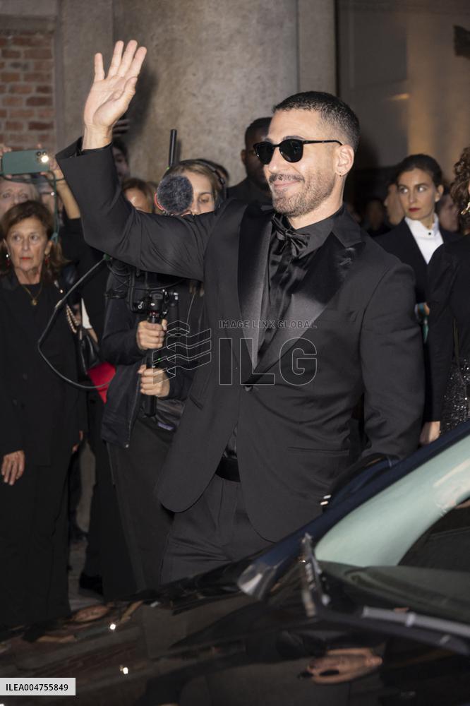 MFW Giorgio Armani arrivals MP