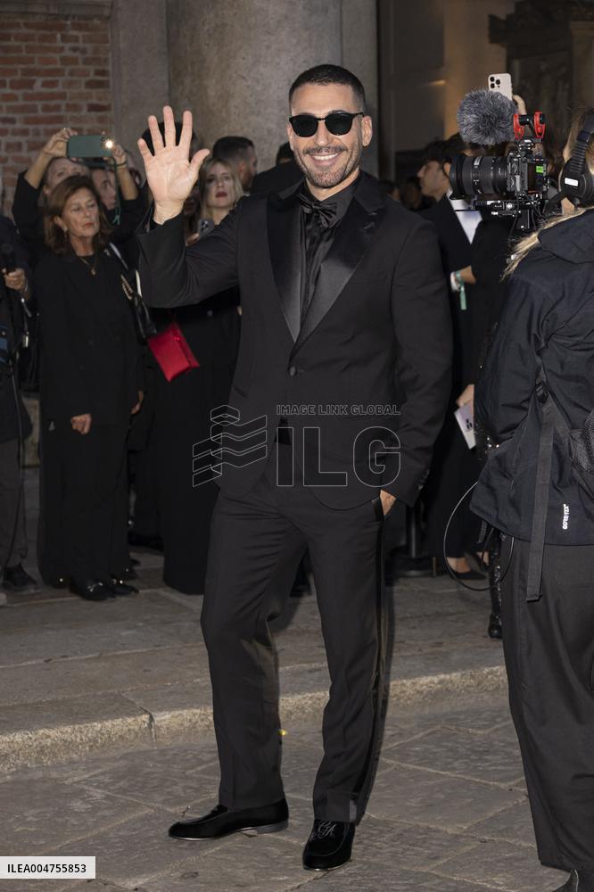 MFW Giorgio Armani arrivals MP