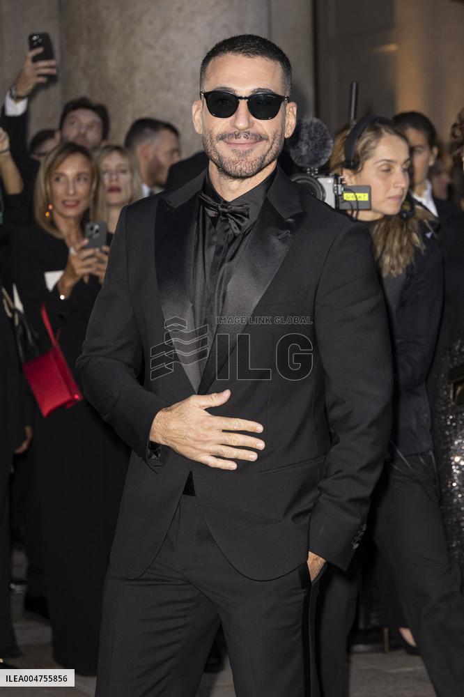 MFW Giorgio Armani arrivals MP