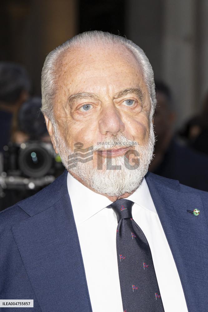 MFW Giorgio Armani arrivals MP