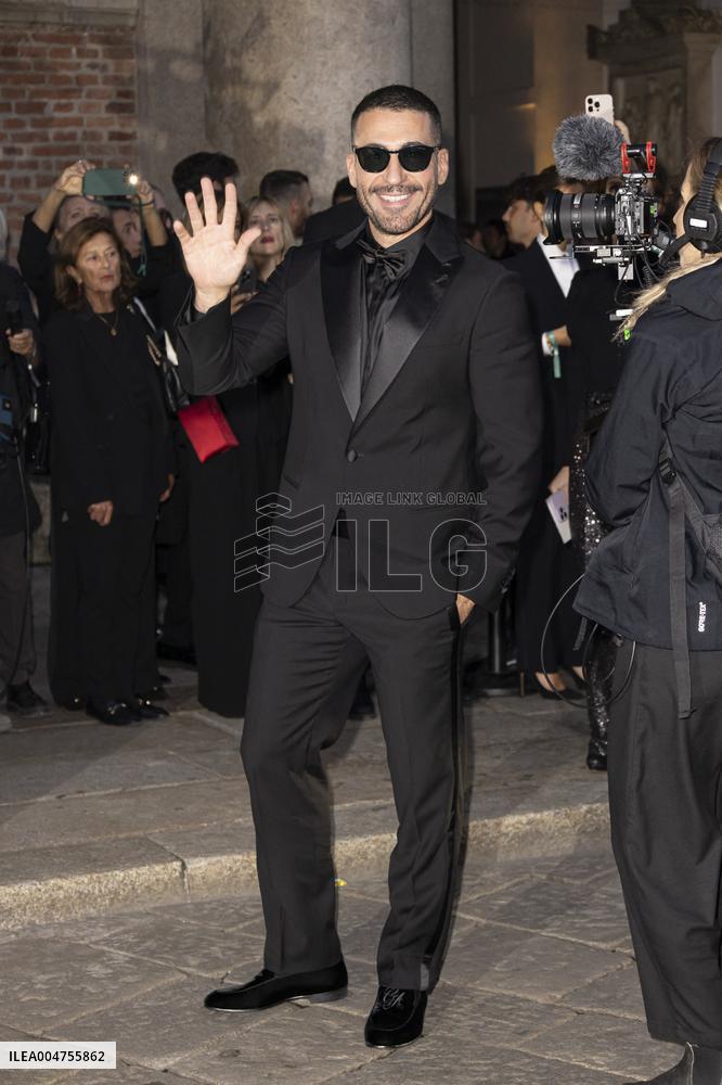 MFW Giorgio Armani arrivals MP