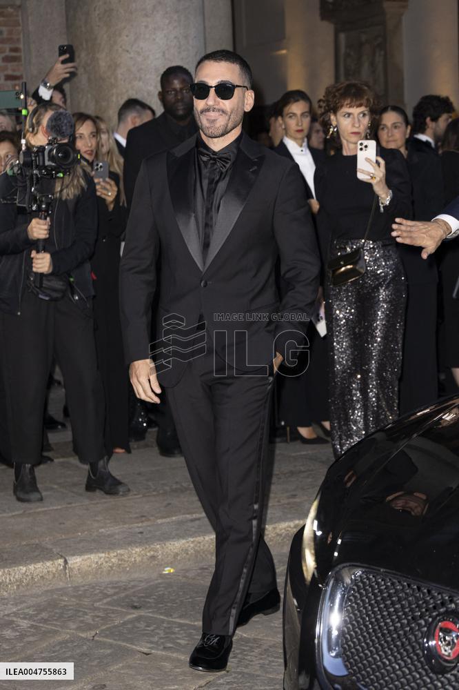 MFW Giorgio Armani arrivals MP