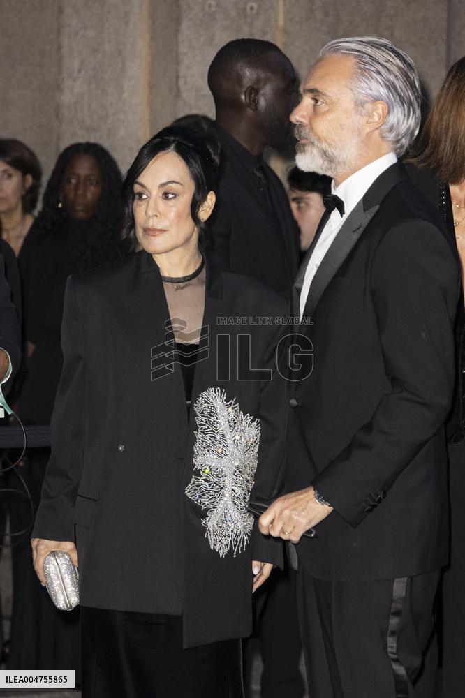 MFW Giorgio Armani arrivals MP